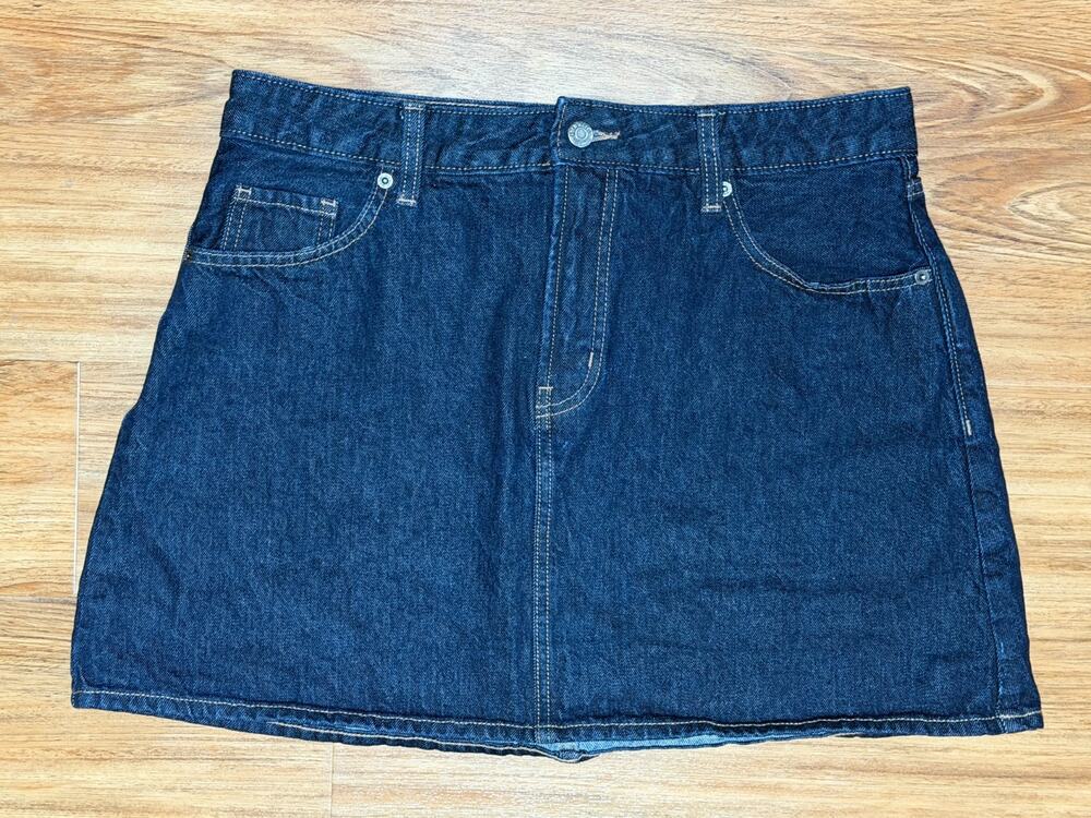 Old Navy High Rise OG A-Line Dark Rinse Denim Skirt - Women's Size 12